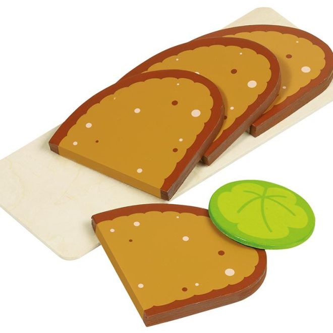 Chléb na prkénku - sendviče na krájení