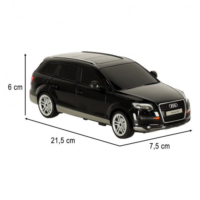 Rastar 27300 Audi Q7 1:24 černé auto na dálkové ovládání