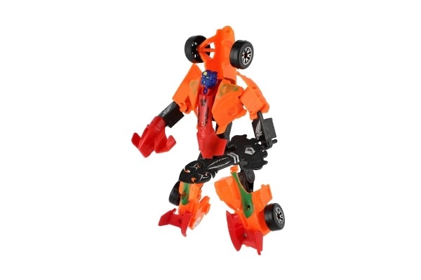 Transformer auto/robot závodní formule plast 19 cm na kartě