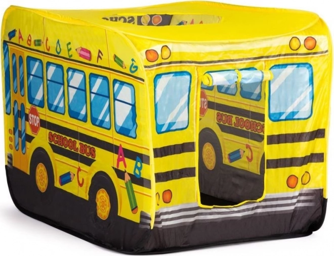 ECOTOYS Dětský stan na hraní Školní autobus