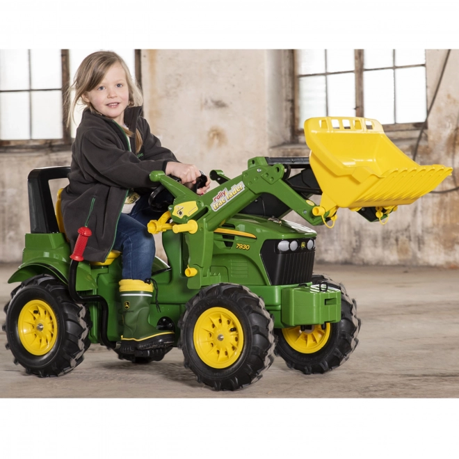Šlapací traktor s lžící Rolly Toys John Deere 7930