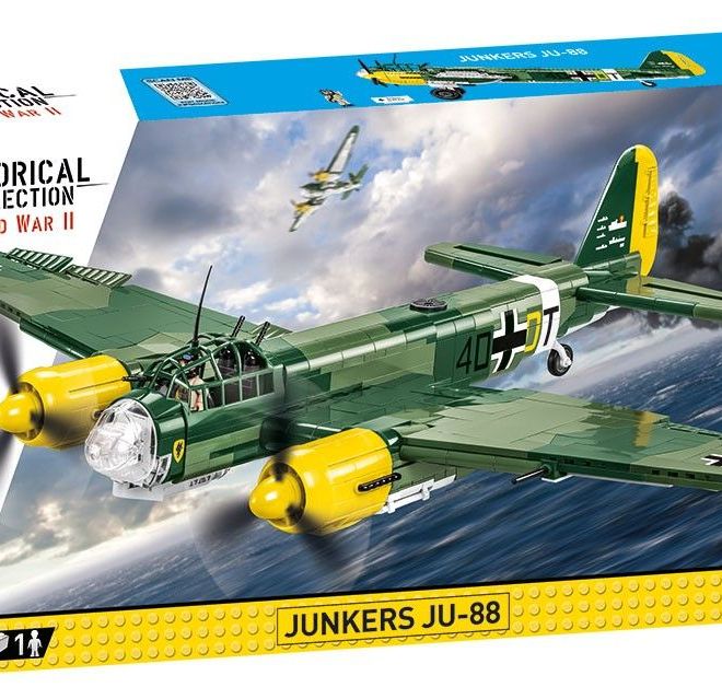 COBI 5733 II WW Junkers Ju-88, 1:32, 1160 k, 1 f