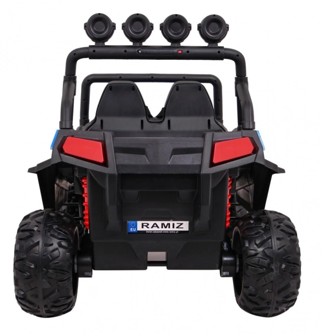 Dětská terénní buggy Grand Lift Modrá + pohon 4x4 + dálkové ovládání + nosič zavazadel + rádio MP3 + LED dioda