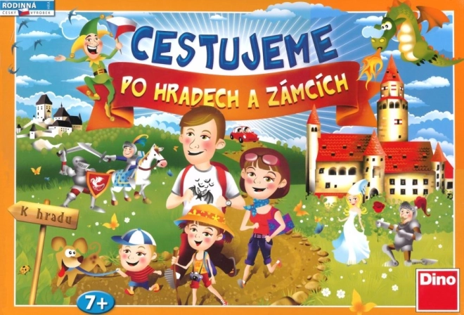 Společenská hra - Cestujeme po hradech a zámcích