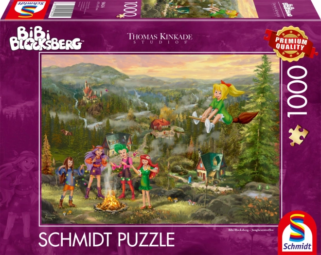 Puzzle Malá čarodějka Bibi: Slet čarodějnic