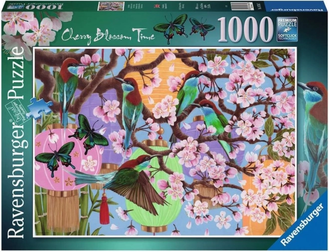 Ravensburger puzzle Čas třešňového květu 1000 dílků