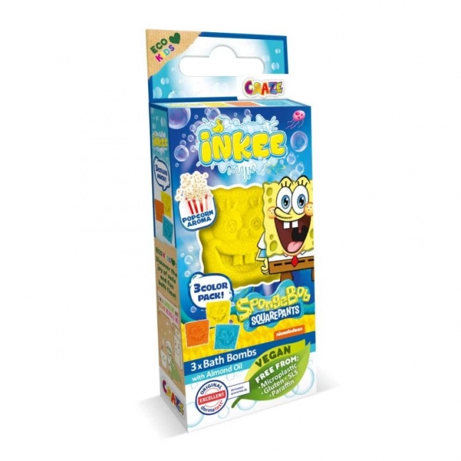 INKEE - Mini pack šumivá bomba - Sponge Bob