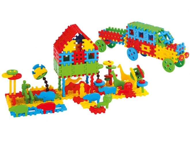 Konstrukční kostky Velké Waffle Marioinex