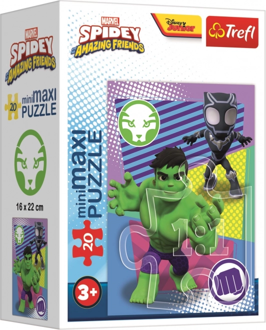 Minipuzzle Spidey a jeho úžasní přátelé