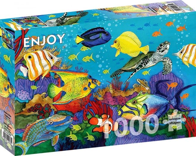 Užijte si Puzzle Podmořská duha 1000 dílků