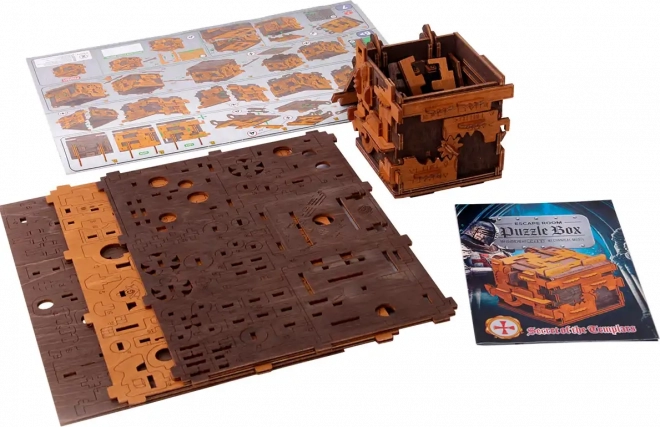 WOODEN CITY 3D dřevěné puzzle Escape room: Puzzle Box 149 dílků