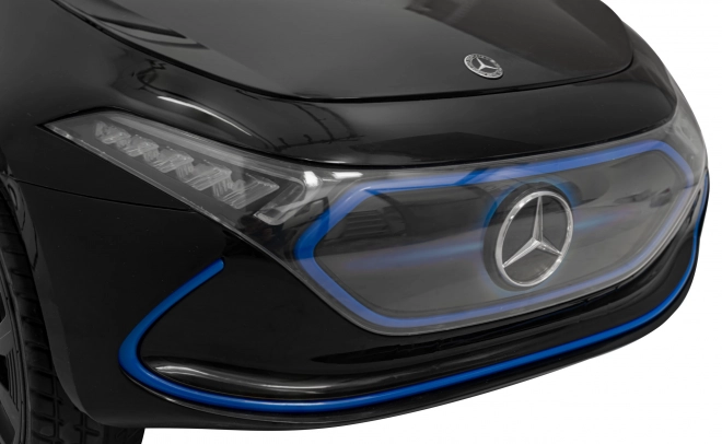 Mercedes Benz AMG EQA pro děti Černá + Dálkové ovládání + 5bodové bezpečnostní pásy + EVA + MP3 displej + LED dioda