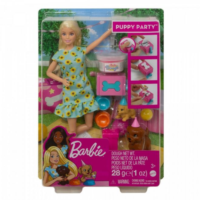 Sada na párty pro štěňata panenky Barbie