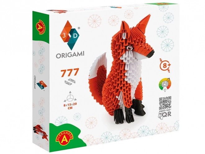 Kreativní sada 3D origami Liška