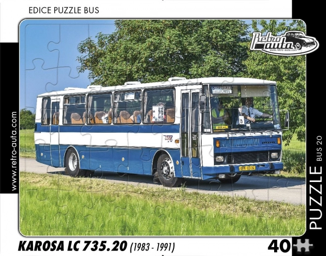 Retro puzzle autobus Karosa LC 735.20