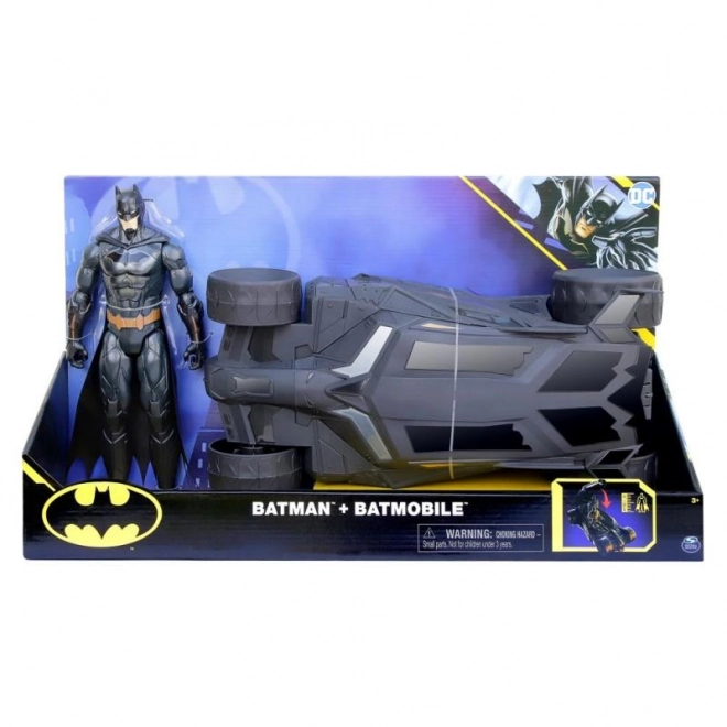 Batmobil s figurkou Batmana 30 cm