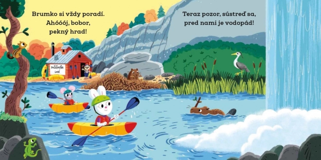 Brumko Rozumko Táborničí - Knížka s pohyblivými obrázky