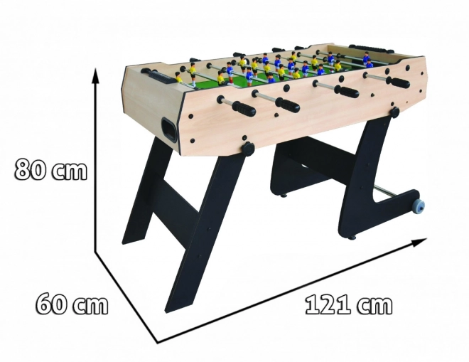 Stolní fotbal pro děti 6+ a dospělé Dřevěný MDF + skládací deska