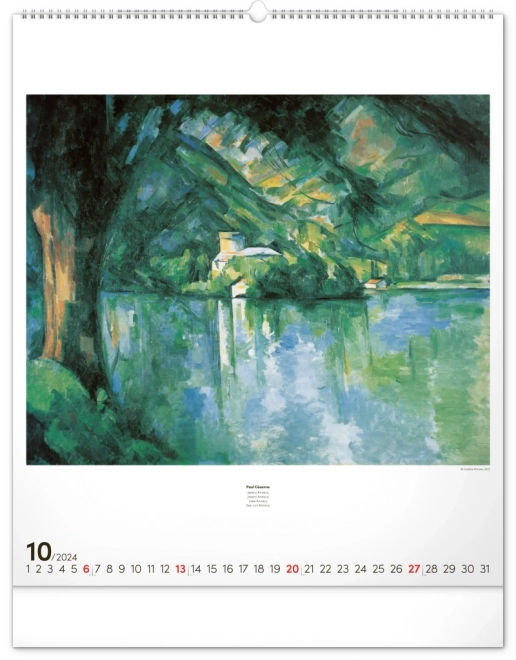 Nástěnný kalendář Impresionismus 2024, 48 × 56 cm