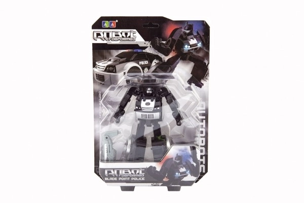 Transformer auto/robot plast 13cm 4 druhy na kartě