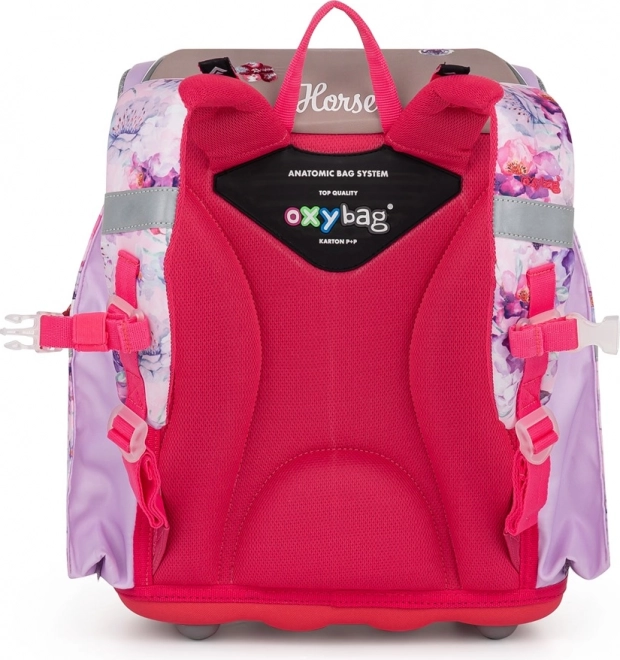 OXYBAG Školní set 3ks Premium Light Kůň Romantic