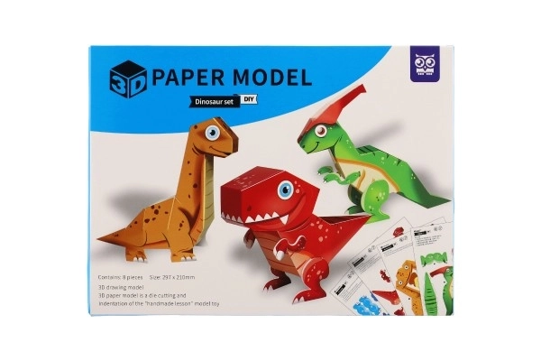 3D papírové modely - dinosauři