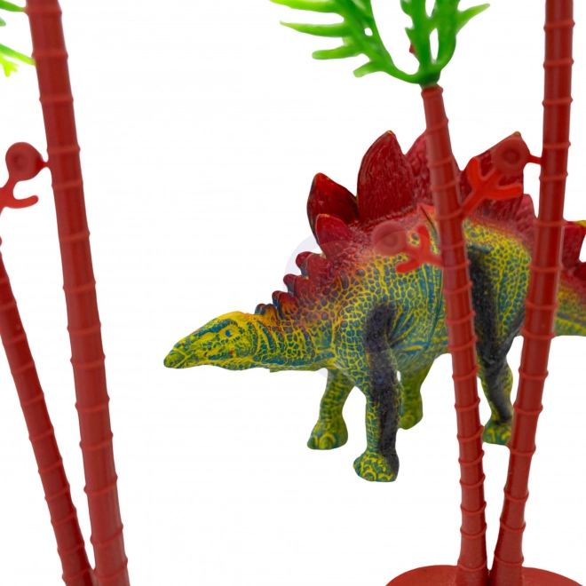 Sada figurek dinosaurů s herní podložkou a kufříkem