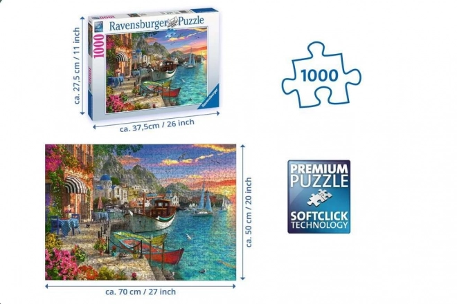 Puzzle 1000 prvků Nádherné Řecko