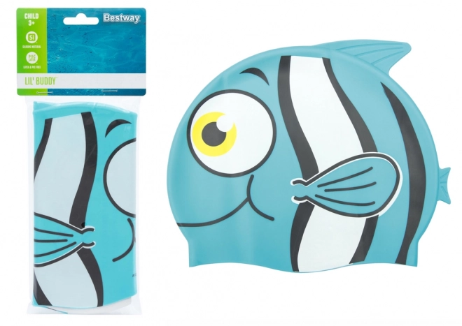 Koupací čepice Bestway Blue Fish 26025