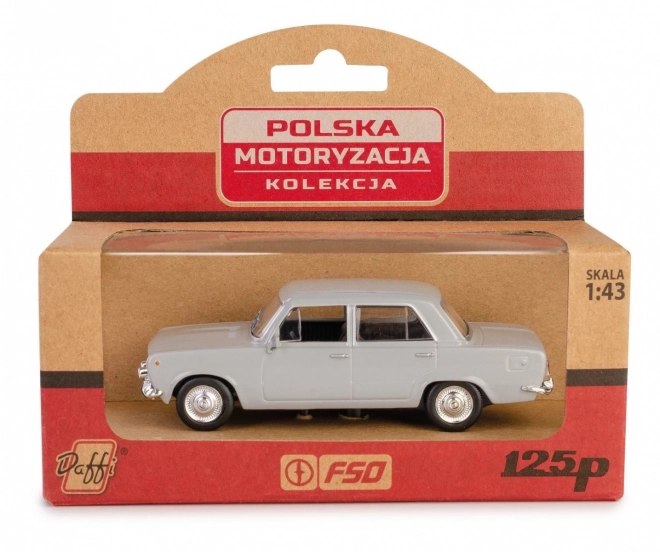Vozidlo Lidové republiky Fiat 125p ashen