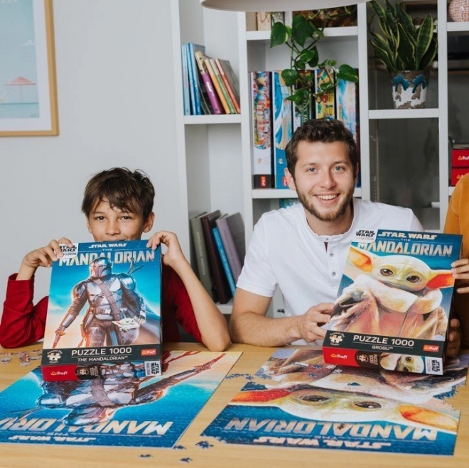 TREFL Puzzle Premium Plus Star Wars: Mandalorian - Grogu 1000 dílků