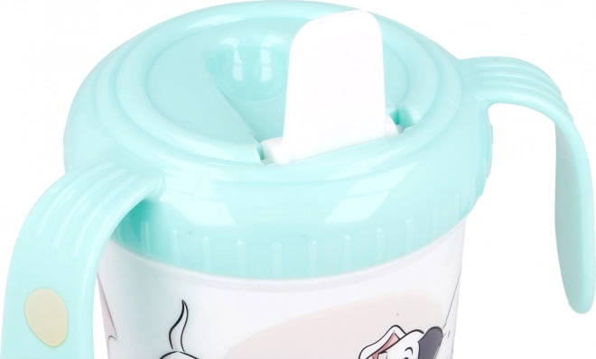 STOR Hrneček s oušky a pítkem 250ml 101 dalmatinů
