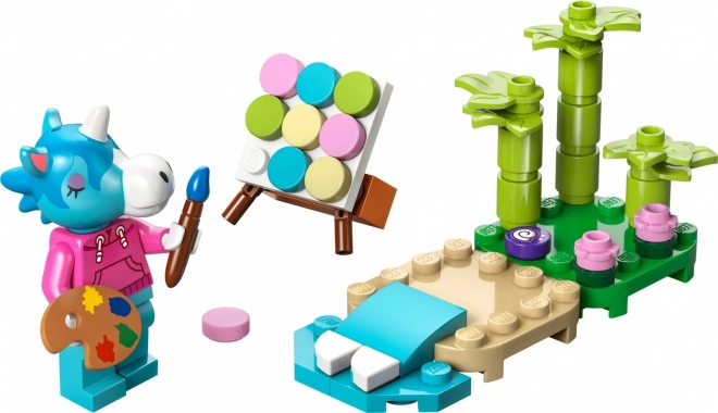 Stavebnice Animal Crossing Julian a plážová scenérie
