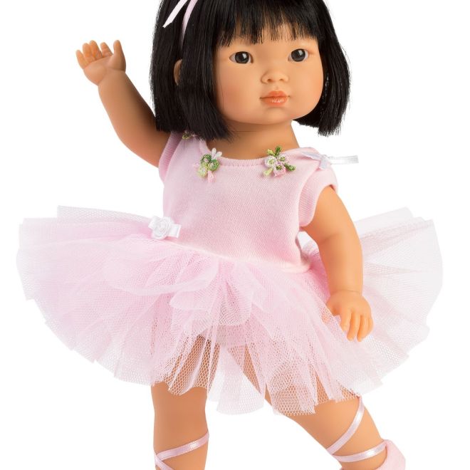 Llorens 28031 LU BALLET - realistická panenka s celovinylovým tělem - 28 cm