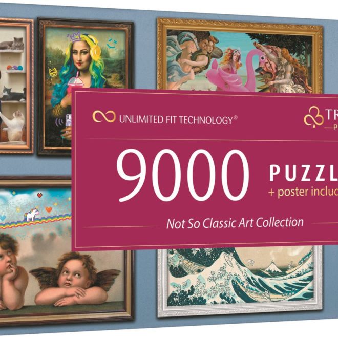 TREFL Puzzle UFT Netradiční umění 9000 dílků