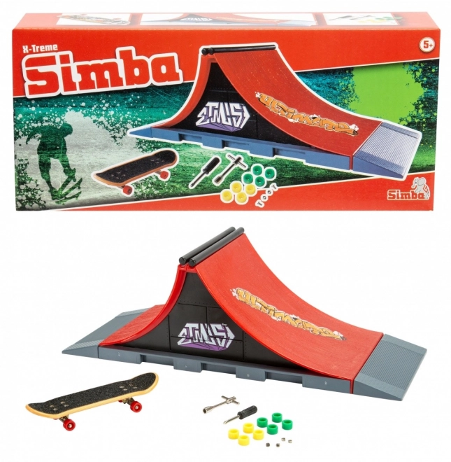 Mini skateboardový set WOT s rampou Utlimate