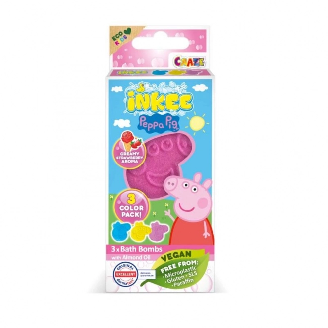 INKEE - Mini pack šumivá bomba - Peppa pig