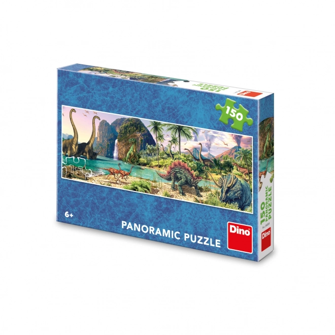 Puzzle Dinosauři u jezera 150 dílků