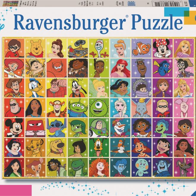 RAVENSBURGER Puzzle Disney: Postavičky XXL 100 dílků