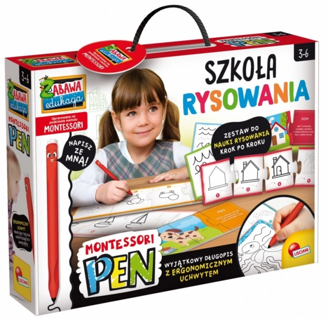 Montessori Pen drawing school set