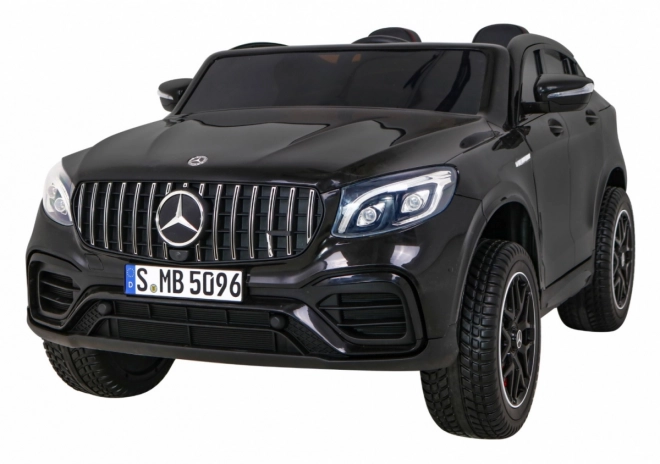 Mercedes GLC 63S dětské auto Černá + 4x4 + MP4 + LED + Eco kůže + Pomalý start + EVA