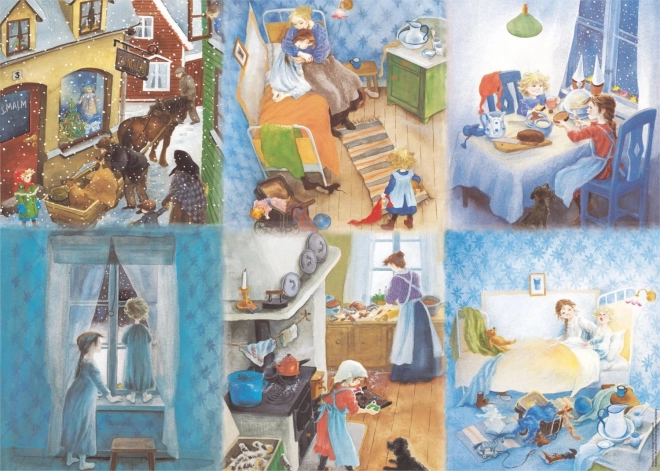 Ravensburger puzzle Karkulín ze střechy 1000 dílků