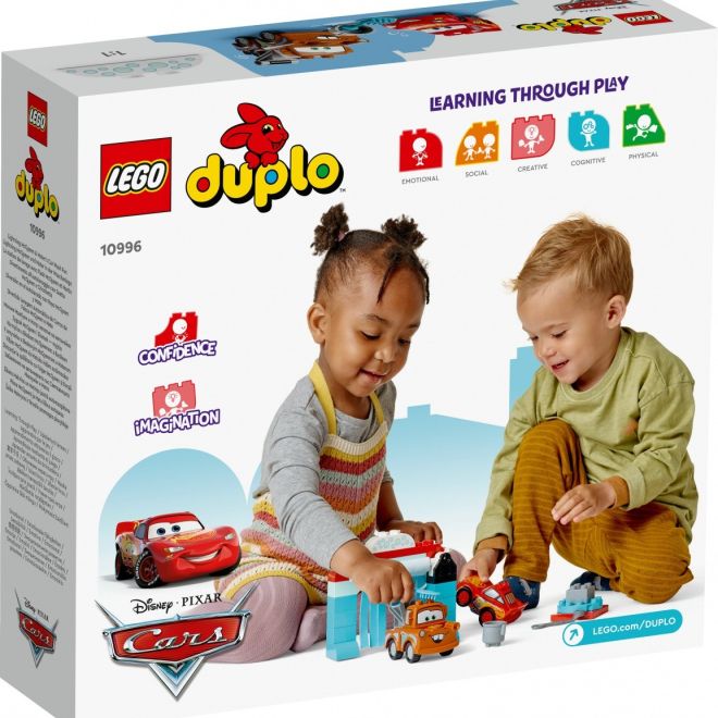 LEGO® DUPLO® Disney 10996 Na myčce s Bleskem McQueenem a Bur