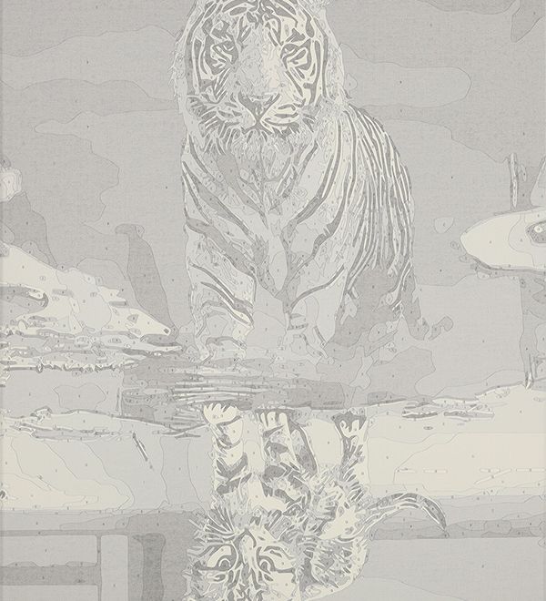 Malování podle čísel 50x40cm kočka a tygr