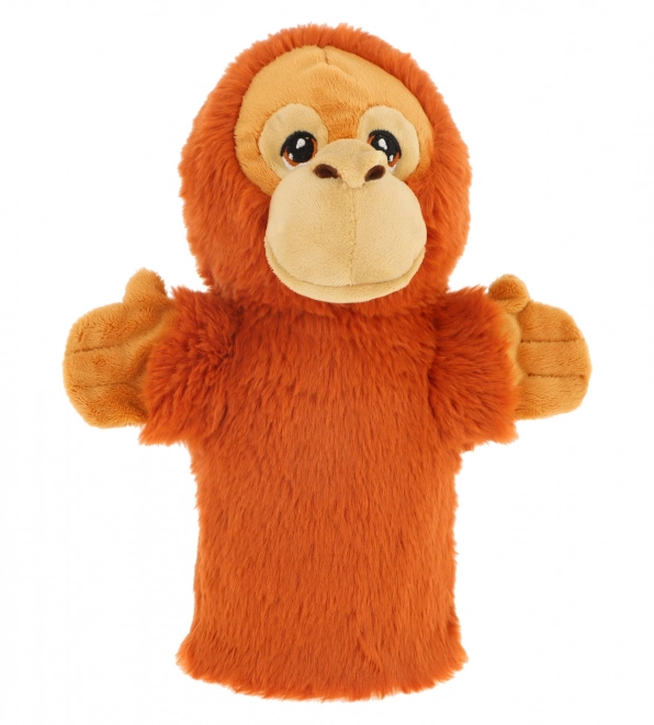 Keel Toys SE3076-4 Keeleco Orangutan - eko plyšový maňásek na ruku 27 cm