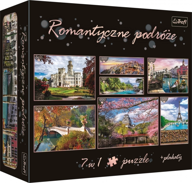 TREFL Puzzle Romantické výlety 7v1