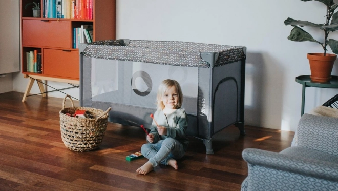 LIONELO Postýlka cestovní Stefi – Blue Navy