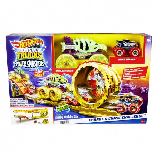 Hot Wheels Monster trucks power smashers dráha masivní destrukce