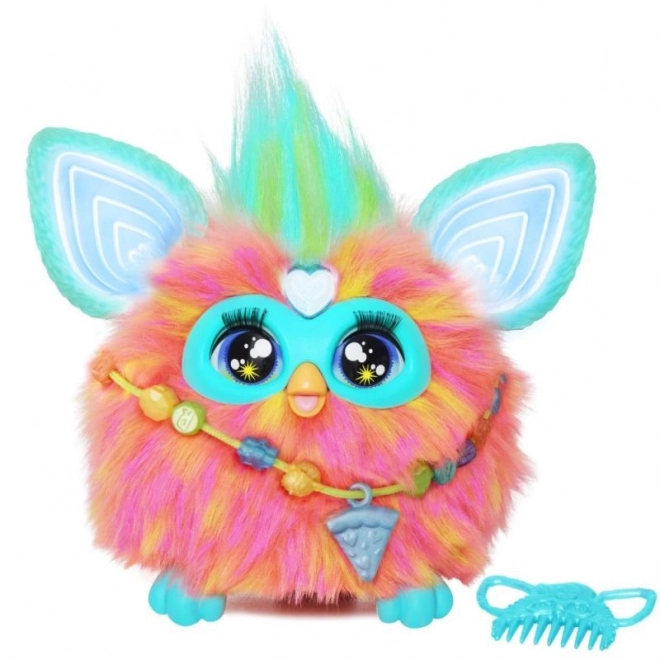 Interaktivní plyšový kamarád Furby korálový