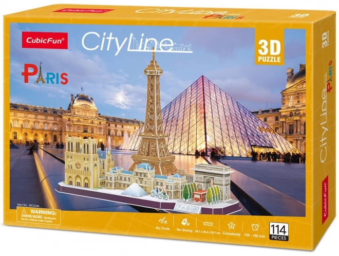 Puzzle 3D City Line Paris